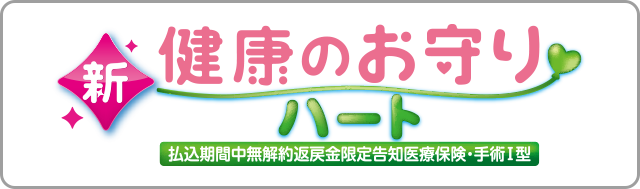 新・健康のお守り ハート